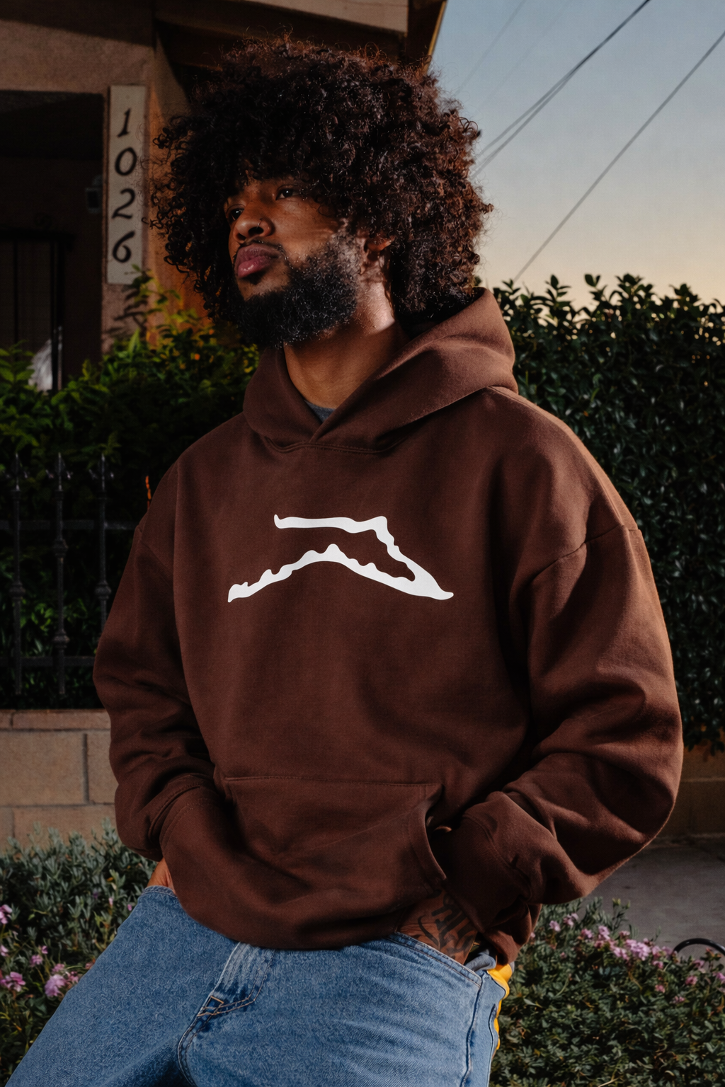 UTAH MOUNTAINS "CHOCO" HOODIE